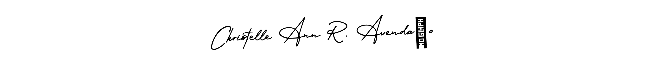 Make a beautiful signature design for name Christelle Ann R. Avendaño. With this signature (AmerikaSignatureDemo-Regular) style, you can create a handwritten signature for free. Christelle Ann R. Avendaño signature style 3 images and pictures png