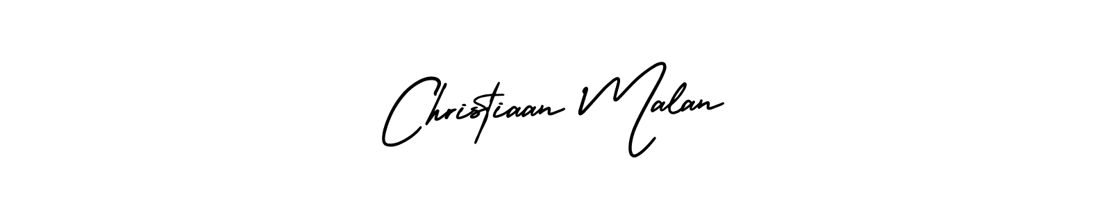 How to make Christiaan Malan name signature. Use AmerikaSignatureDemo-Regular style for creating short signs online. This is the latest handwritten sign. Christiaan Malan signature style 3 images and pictures png
