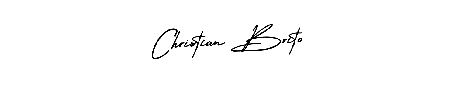 Make a short Christian Brito signature style. Manage your documents anywhere anytime using AmerikaSignatureDemo-Regular. Create and add eSignatures, submit forms, share and send files easily. Christian Brito signature style 3 images and pictures png