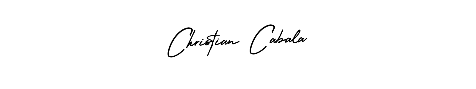 AmerikaSignatureDemo-Regular is a professional signature style that is perfect for those who want to add a touch of class to their signature. It is also a great choice for those who want to make their signature more unique. Get Christian Cabala name to fancy signature for free. Christian Cabala signature style 3 images and pictures png