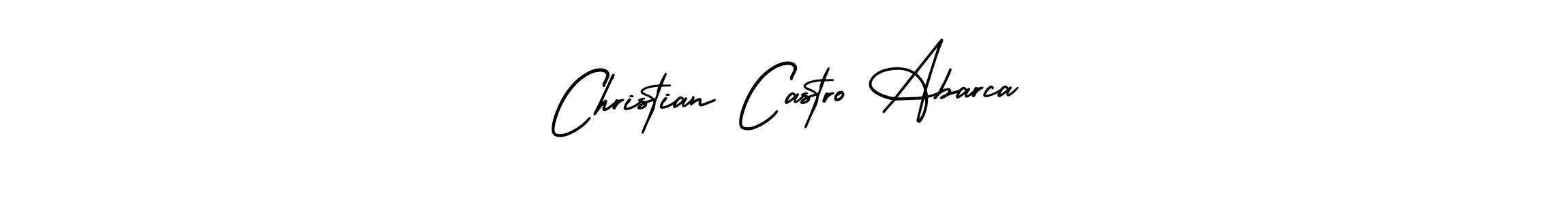 This is the best signature style for the Christian Castro Abarca name. Also you like these signature font (AmerikaSignatureDemo-Regular). Mix name signature. Christian Castro Abarca signature style 3 images and pictures png