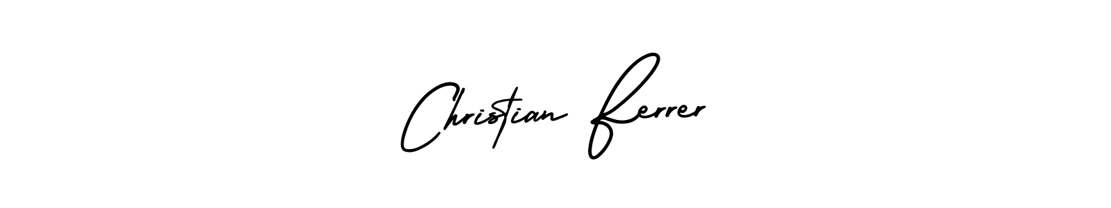 Christian Ferrer stylish signature style. Best Handwritten Sign (AmerikaSignatureDemo-Regular) for my name. Handwritten Signature Collection Ideas for my name Christian Ferrer. Christian Ferrer signature style 3 images and pictures png
