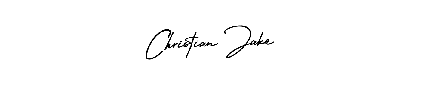 Make a beautiful signature design for name Christian Jake. With this signature (AmerikaSignatureDemo-Regular) style, you can create a handwritten signature for free. Christian Jake signature style 3 images and pictures png