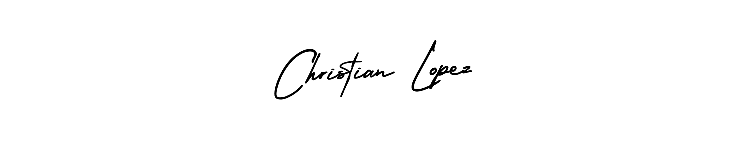 How to Draw Christian Lopez signature style? AmerikaSignatureDemo-Regular is a latest design signature styles for name Christian Lopez. Christian Lopez signature style 3 images and pictures png