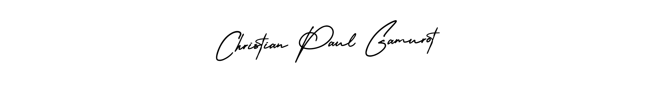 AmerikaSignatureDemo-Regular is a professional signature style that is perfect for those who want to add a touch of class to their signature. It is also a great choice for those who want to make their signature more unique. Get Christian Paul Gamurot name to fancy signature for free. Christian Paul Gamurot signature style 3 images and pictures png