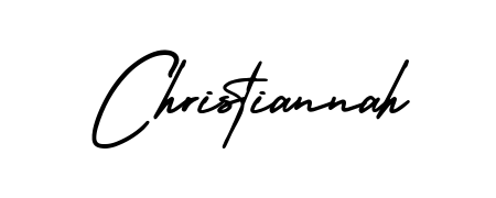 Looking for an artistic signature for Christiannah? The AmerikaSignatureDemo-Regular calligraphy style gives a sophisticated flow suitable for business cards and emails. Christiannah signature style 3 images and pictures png
