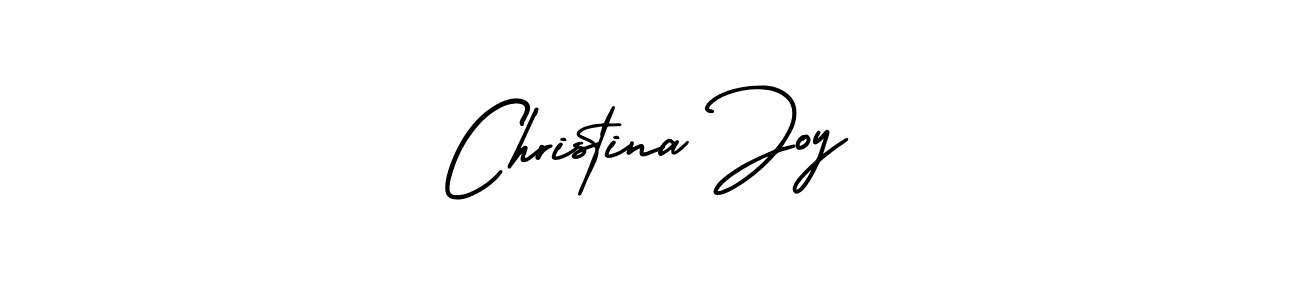 It looks lik you need a new signature style for name Christina Joy. Design unique handwritten (AmerikaSignatureDemo-Regular) signature with our free signature maker in just a few clicks. Christina Joy signature style 3 images and pictures png