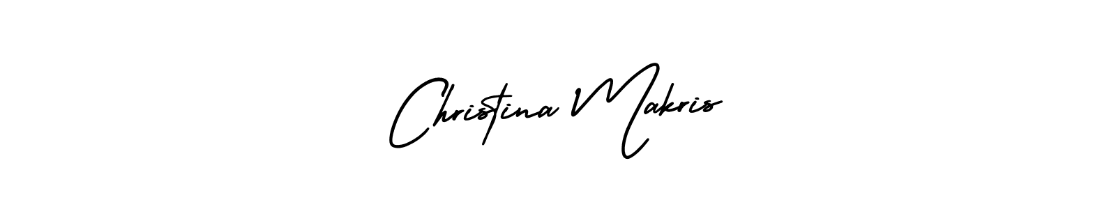 This is the best signature style for the Christina Makris name. Also you like these signature font (AmerikaSignatureDemo-Regular). Mix name signature. Christina Makris signature style 3 images and pictures png