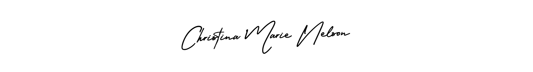 It looks lik you need a new signature style for name Christina Marie Nelson. Design unique handwritten (AmerikaSignatureDemo-Regular) signature with our free signature maker in just a few clicks. Christina Marie Nelson signature style 3 images and pictures png
