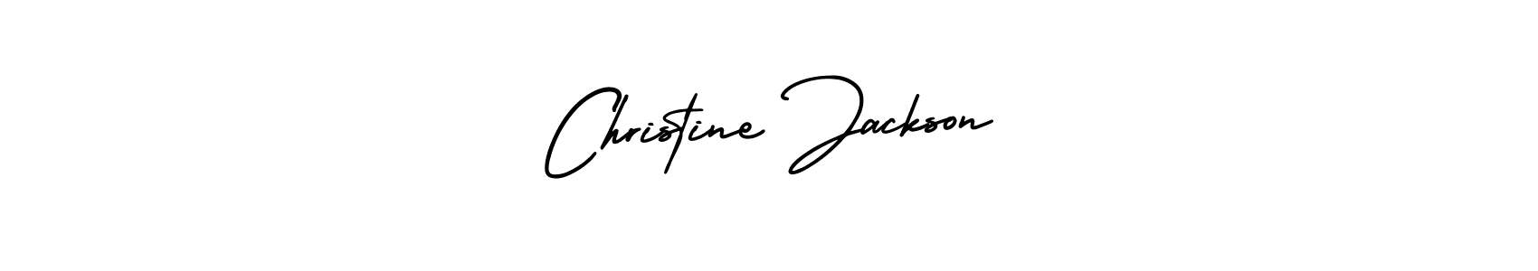 Design your own signature with our free online signature maker. With this signature software, you can create a handwritten (AmerikaSignatureDemo-Regular) signature for name Christine Jackson. Christine Jackson signature style 3 images and pictures png