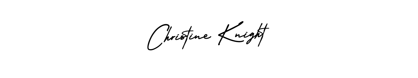 Christine Knight stylish signature style. Best Handwritten Sign (AmerikaSignatureDemo-Regular) for my name. Handwritten Signature Collection Ideas for my name Christine Knight. Christine Knight signature style 3 images and pictures png