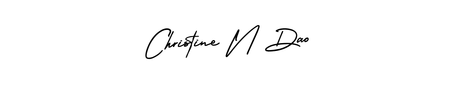 Also we have Christine N Dao name is the best signature style. Create professional handwritten signature collection using AmerikaSignatureDemo-Regular autograph style. Christine N Dao signature style 3 images and pictures png