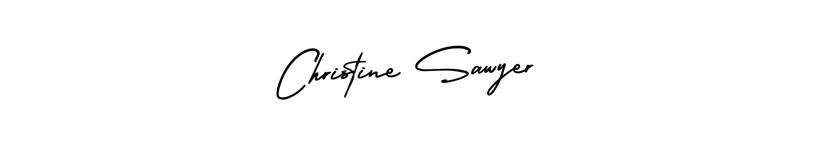 Make a beautiful signature design for name Christine Sawyer. With this signature (AmerikaSignatureDemo-Regular) style, you can create a handwritten signature for free. Christine Sawyer signature style 3 images and pictures png