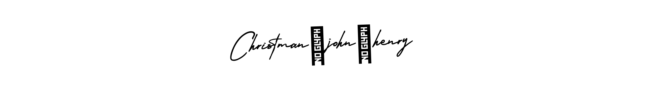 Make a beautiful signature design for name Christman john henry. Use this online signature maker to create a handwritten signature for free. Christman john henry signature style 3 images and pictures png