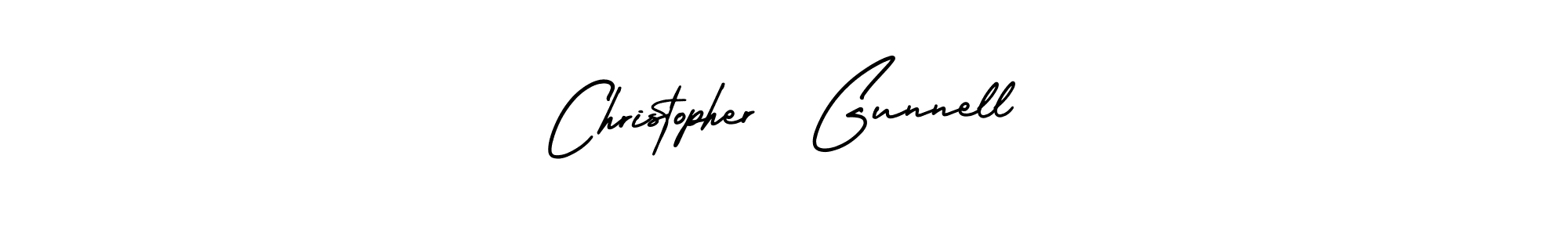 How to make Christopher  Gunnell signature? AmerikaSignatureDemo-Regular is a professional autograph style. Create handwritten signature for Christopher  Gunnell name. Christopher  Gunnell signature style 3 images and pictures png