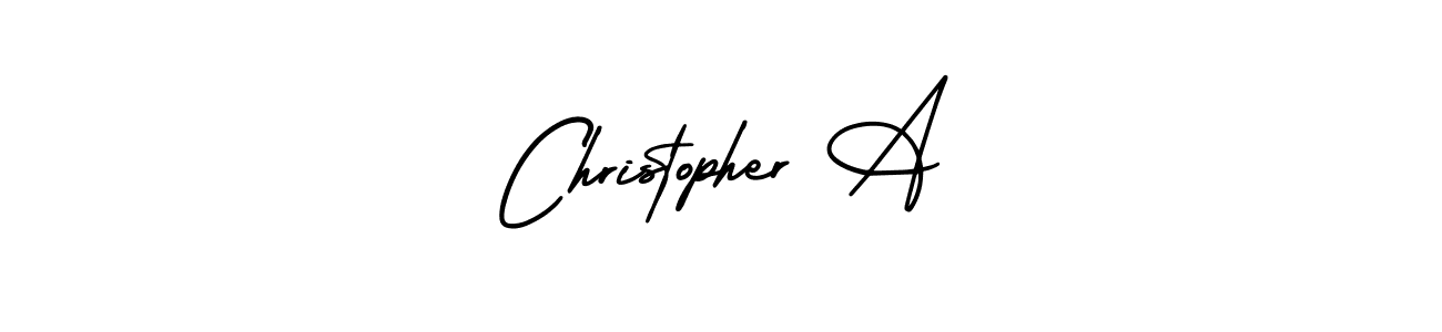 AmerikaSignatureDemo-Regular is a professional signature style that is perfect for those who want to add a touch of class to their signature. It is also a great choice for those who want to make their signature more unique. Get Christopher A name to fancy signature for free. Christopher A signature style 3 images and pictures png