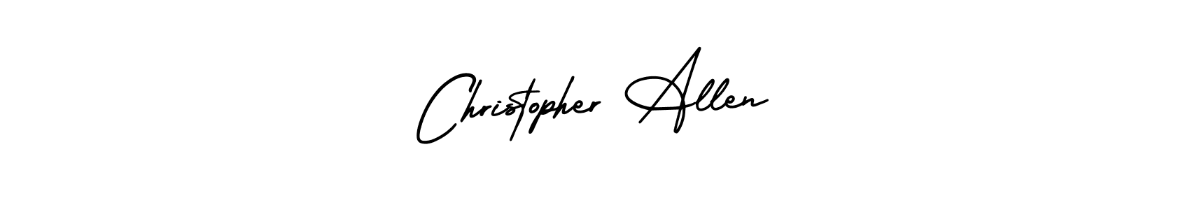 You should practise on your own different ways (AmerikaSignatureDemo-Regular) to write your name (Christopher Allen) in signature. don't let someone else do it for you. Christopher Allen signature style 3 images and pictures png