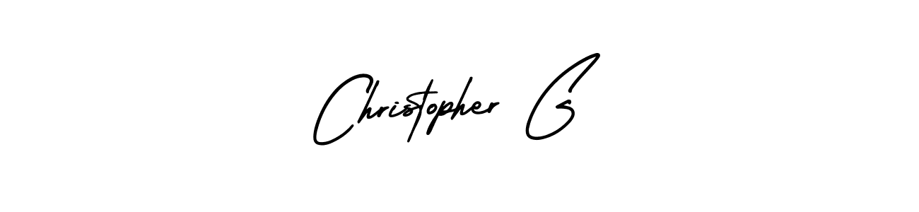 Also You can easily find your signature by using the search form. We will create Christopher G name handwritten signature images for you free of cost using AmerikaSignatureDemo-Regular sign style. Christopher G signature style 3 images and pictures png