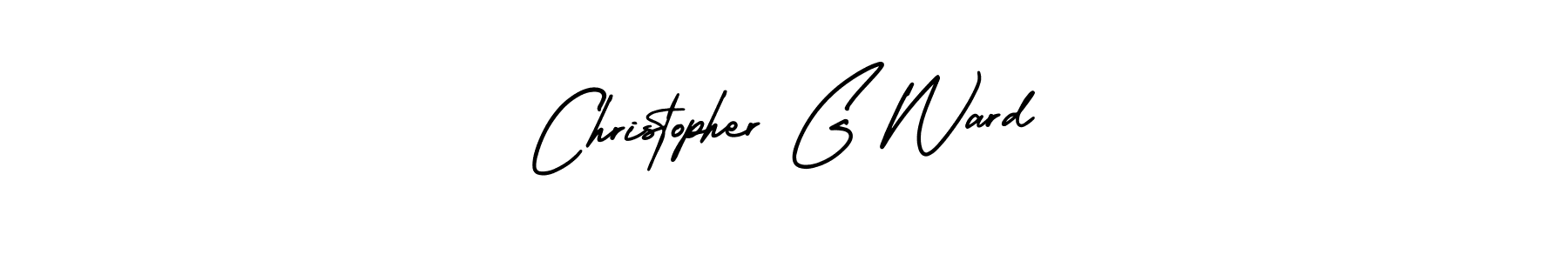 Make a beautiful signature design for name Christopher G Ward. Use this online signature maker to create a handwritten signature for free. Christopher G Ward signature style 3 images and pictures png
