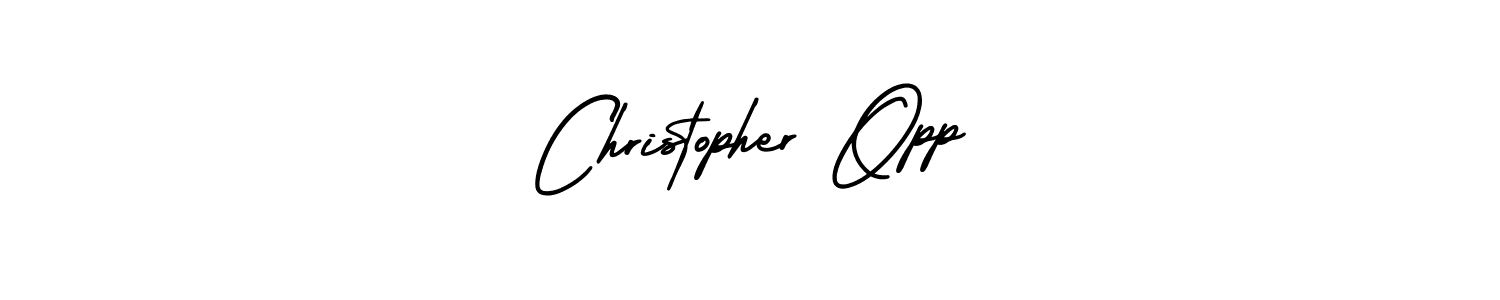 Use a signature maker to create a handwritten signature online. With this signature software, you can design (AmerikaSignatureDemo-Regular) your own signature for name Christopher Opp. Christopher Opp signature style 3 images and pictures png