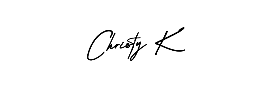 You can use this online signature creator to create a handwritten signature for the name Christy K. This is the best online autograph maker. Christy K signature style 3 images and pictures png