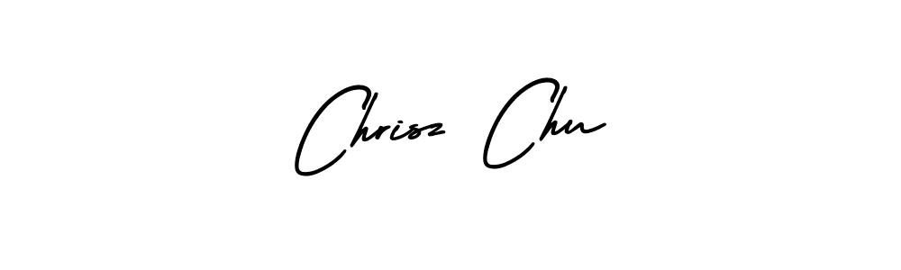 Chrisz Chu stylish signature style. Best Handwritten Sign (AmerikaSignatureDemo-Regular) for my name. Handwritten Signature Collection Ideas for my name Chrisz Chu. Chrisz Chu signature style 3 images and pictures png