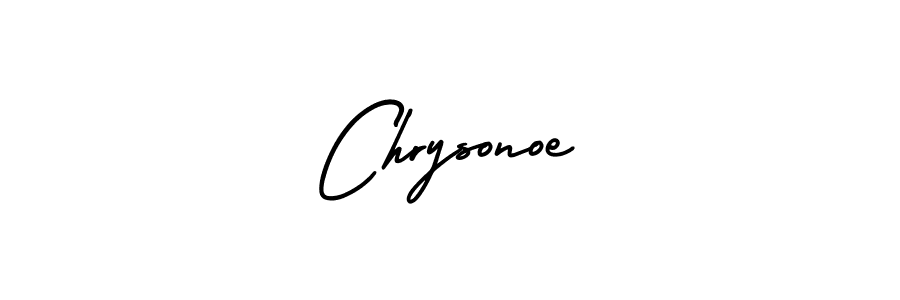 Use a signature maker to create a handwritten signature online. With this signature software, you can design (AmerikaSignatureDemo-Regular) your own signature for name Chrysonoe. Chrysonoe signature style 3 images and pictures png