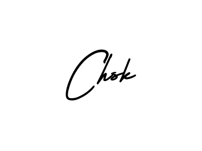 Chsk stylish signature style. Best Handwritten Sign (AmerikaSignatureDemo-Regular) for my name. Handwritten Signature Collection Ideas for my name Chsk. Chsk signature style 3 images and pictures png