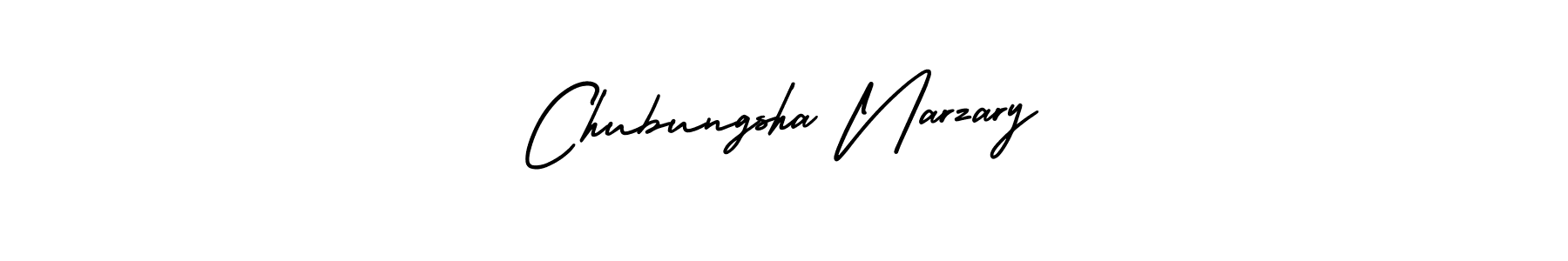 It looks lik you need a new signature style for name Chubungsha Narzary. Design unique handwritten (AmerikaSignatureDemo-Regular) signature with our free signature maker in just a few clicks. Chubungsha Narzary signature style 3 images and pictures png