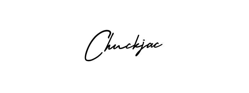 Create a beautiful signature design for name Chuckjac. With this signature (AmerikaSignatureDemo-Regular) fonts, you can make a handwritten signature for free. Chuckjac signature style 3 images and pictures png