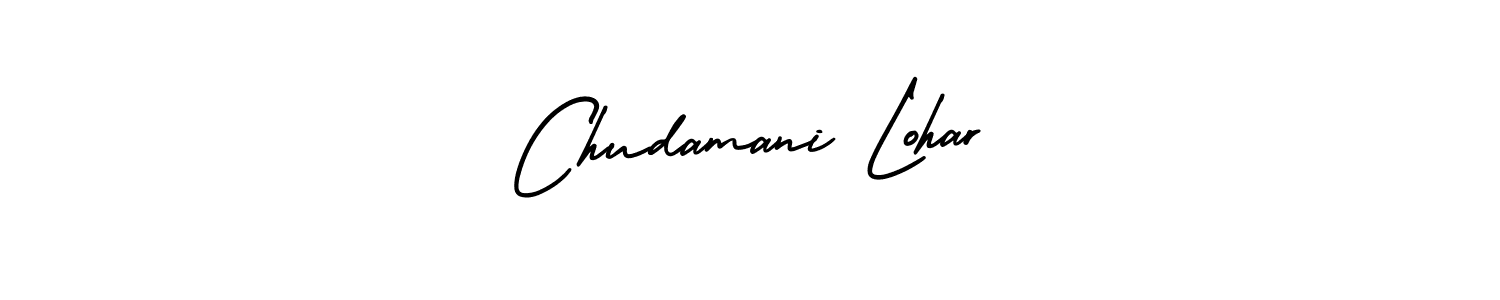 AmerikaSignatureDemo-Regular is a professional signature style that is perfect for those who want to add a touch of class to their signature. It is also a great choice for those who want to make their signature more unique. Get Chudamani Lohar name to fancy signature for free. Chudamani Lohar signature style 3 images and pictures png