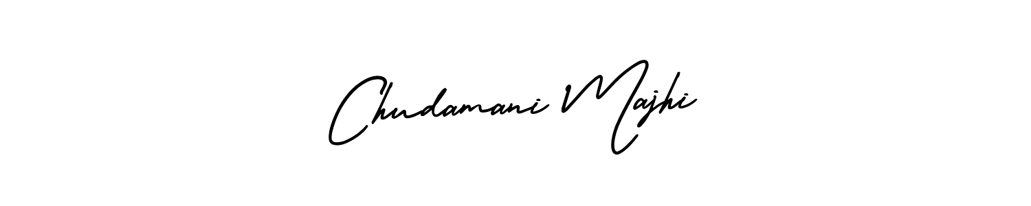 Design your own signature with our free online signature maker. With this signature software, you can create a handwritten (AmerikaSignatureDemo-Regular) signature for name Chudamani Majhi. Chudamani Majhi signature style 3 images and pictures png