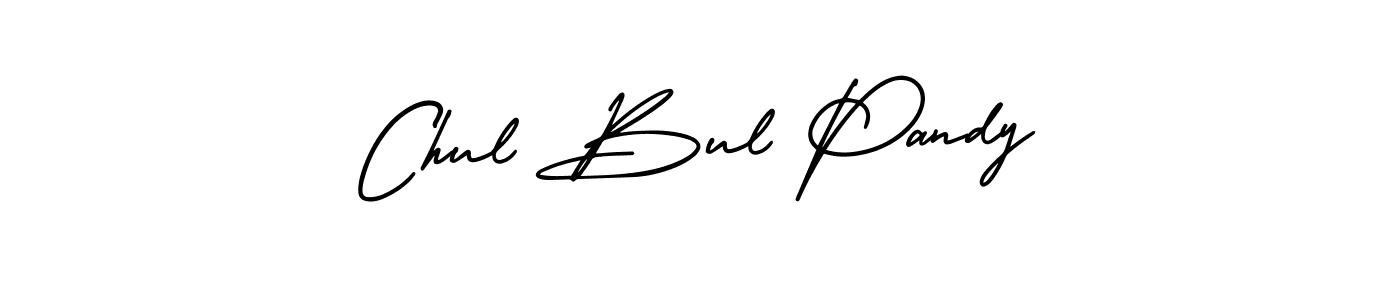 Also You can easily find your signature by using the search form. We will create Chul Bul Pandy name handwritten signature images for you free of cost using AmerikaSignatureDemo-Regular sign style. Chul Bul Pandy signature style 3 images and pictures png