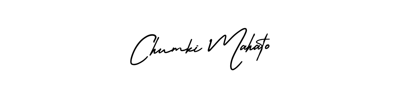 Create a beautiful signature design for name Chumki Mahato. With this signature (AmerikaSignatureDemo-Regular) fonts, you can make a handwritten signature for free. Chumki Mahato signature style 3 images and pictures png