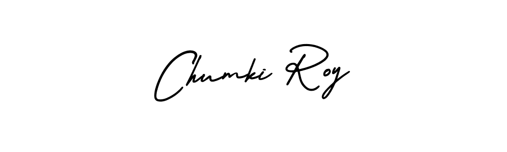 Make a beautiful signature design for name Chumki Roy. With this signature (AmerikaSignatureDemo-Regular) style, you can create a handwritten signature for free. Chumki Roy signature style 3 images and pictures png