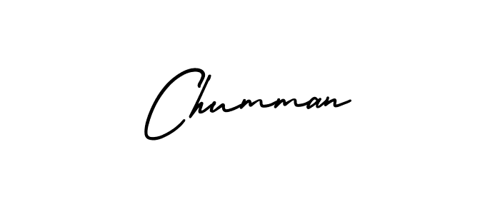 How to make Chumman signature? AmerikaSignatureDemo-Regular is a professional autograph style. Create handwritten signature for Chumman name. Chumman signature style 3 images and pictures png