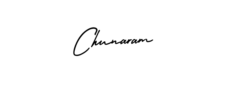 Make a beautiful signature design for name Chunaram. With this signature (AmerikaSignatureDemo-Regular) style, you can create a handwritten signature for free. Chunaram signature style 3 images and pictures png