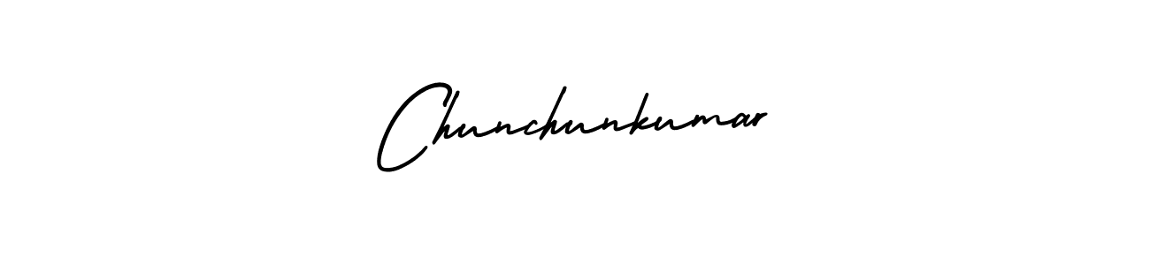 Make a beautiful signature design for name Chunchunkumar. With this signature (AmerikaSignatureDemo-Regular) style, you can create a handwritten signature for free. Chunchunkumar signature style 3 images and pictures png