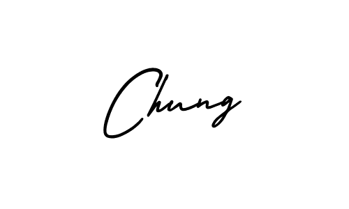 Design your own signature with our free online signature maker. With this signature software, you can create a handwritten (AmerikaSignatureDemo-Regular) signature for name Chung. Chung signature style 3 images and pictures png