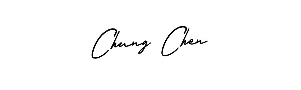 Best and Professional Signature Style for Chung Chen. AmerikaSignatureDemo-Regular Best Signature Style Collection. Chung Chen signature style 3 images and pictures png