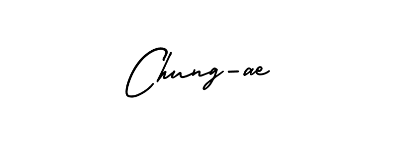 Also You can easily find your signature by using the search form. We will create Chung-ae name handwritten signature images for you free of cost using AmerikaSignatureDemo-Regular sign style. Chung-ae signature style 3 images and pictures png