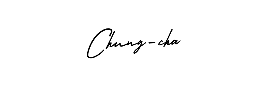 It looks lik you need a new signature style for name Chung-cha. Design unique handwritten (AmerikaSignatureDemo-Regular) signature with our free signature maker in just a few clicks. Chung-cha signature style 3 images and pictures png