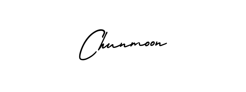 Similarly AmerikaSignatureDemo-Regular is the best handwritten signature design. Signature creator online .You can use it as an online autograph creator for name Chunmoon. Chunmoon signature style 3 images and pictures png
