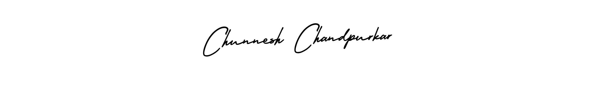 Make a beautiful signature design for name Chunnesh Chandpurkar. Use this online signature maker to create a handwritten signature for free. Chunnesh Chandpurkar signature style 3 images and pictures png