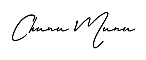 A dynamic signature style for Chunu Munu using AmerikaSignatureDemo-Regular script. Designed to look authentic, handwritten, and professional. Chunu Munu signature style 3 images and pictures png