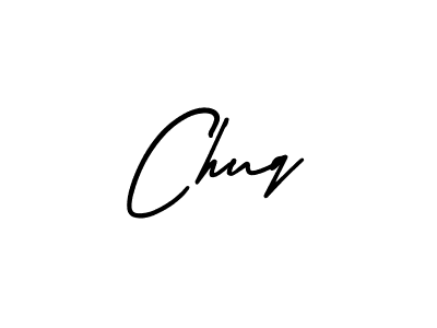 It looks lik you need a new signature style for name Chuq. Design unique handwritten (AmerikaSignatureDemo-Regular) signature with our free signature maker in just a few clicks. Chuq signature style 3 images and pictures png