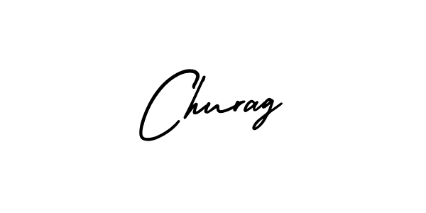 Make a beautiful signature design for name Churag. With this signature (AmerikaSignatureDemo-Regular) style, you can create a handwritten signature for free. Churag signature style 3 images and pictures png