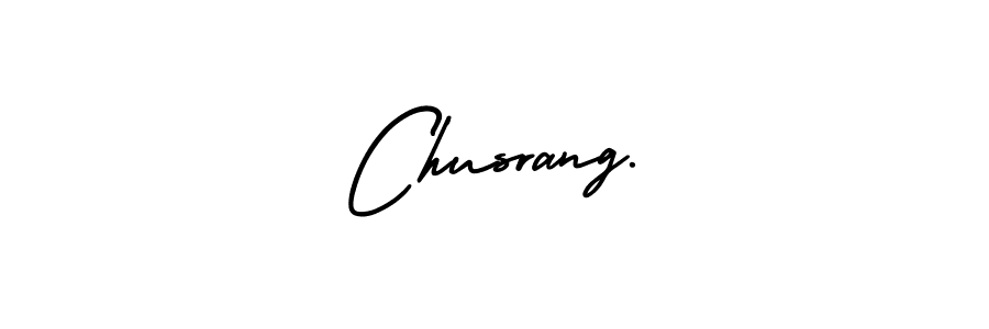 Make a beautiful signature design for name Chusrang.. Use this online signature maker to create a handwritten signature for free. Chusrang. signature style 3 images and pictures png