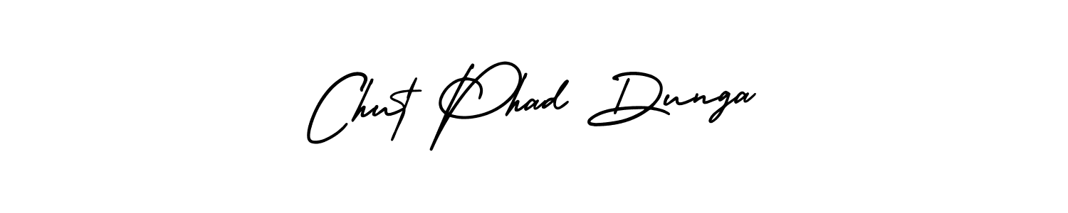 AmerikaSignatureDemo-Regular is a professional signature style that is perfect for those who want to add a touch of class to their signature. It is also a great choice for those who want to make their signature more unique. Get Chut Phad Dunga name to fancy signature for free. Chut Phad Dunga signature style 3 images and pictures png