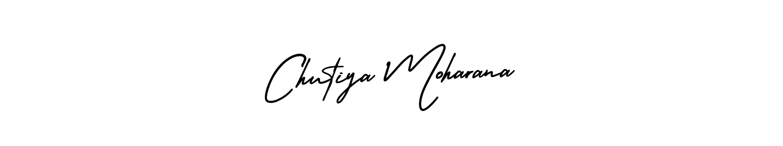 It looks lik you need a new signature style for name Chutiya Moharana. Design unique handwritten (AmerikaSignatureDemo-Regular) signature with our free signature maker in just a few clicks. Chutiya Moharana signature style 3 images and pictures png
